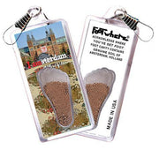 Amsterdam FootWhere® Souvenir Zipper-Pull. Made in USA-FootWhere® Souvenirs
